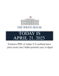 Today is April 21, 2025