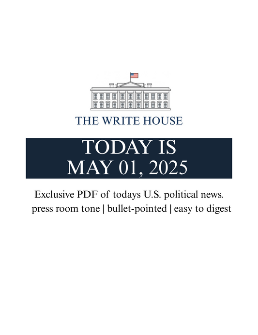 News Today is May 1, 2025 | PDF